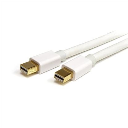 StarTech.com MDPMM3MW DisplayPort cable 118.1" (3 m) mini DisplayPort White1
