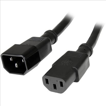 StarTech.com PXT1002 power cable Black 23.6" (0.6 m) C13 coupler C14 coupler1