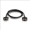 C2G 52174 serial cable Black 35.4" (0.9 m) DB91