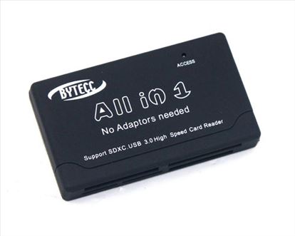 Bytecc USB3.0 6-slots All-In-1 card reader USB 3.2 Gen 1 (3.1 Gen 1) Black1