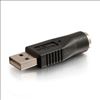 C2G USB - PS2, M/F USB A PS/2 Black1