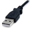 StarTech.com USB2TYPEM2M power cable Black 78.7" (2 m) USB Barrel type M2