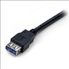 StarTech.com USB3SEXT6BK USB cable 70.9" (1.8 m) USB 3.2 Gen 1 (3.1 Gen 1) USB A Black3