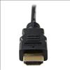 StarTech.com 3m HDMI/HDMI Micro HDMI cable 118.1" (3 m) HDMI Type A (Standard) HDMI Type D (Micro) Black3