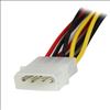 StarTech.com PYO2LP4LSATA internal power cable 12" (0.304 m)2