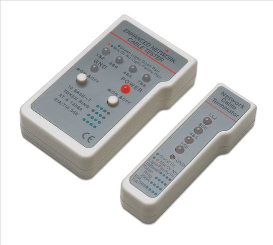 Intellinet 351898 network cable tester UTP/STP cable tester Gray1