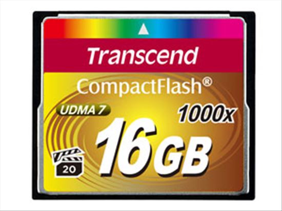 Transcend CompactFlash Card 1000x 16GB MLC1