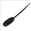 StarTech.com THINTOS15 audio cable 181.1" (4.6 m) TOSLINK Black2