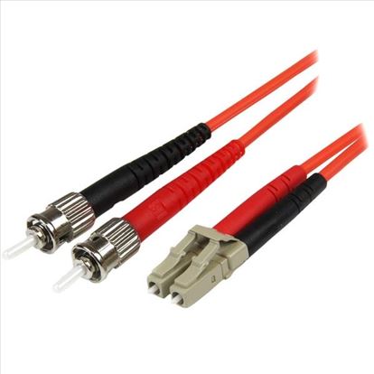 StarTech.com 50FIBLCST5 fiber optic cable 196.9" (5 m) LC ST OM2 Red1