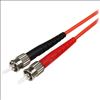 StarTech.com 50FIBLCST5 fiber optic cable 196.9" (5 m) LC ST OM2 Red3