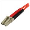 StarTech.com 50FIBLCST5 fiber optic cable 196.9" (5 m) LC ST OM2 Red4