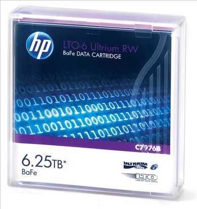 Hewlett Packard Enterprise LTO-6 Ultrium 6.25TB BaFe RW No Case 960 Tape Pallet Blank data tape1