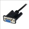 StarTech.com SCNM9FM1MBK serial cable Black 39.4" (1 m) DB-92
