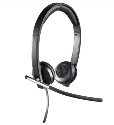 Logitech H650e Headset Wired Head-band Office/Call center Black1