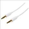 StarTech.com MU2MMMSWH audio cable 78.7" (2 m) 3.5mm White1