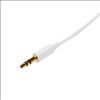 StarTech.com MU2MMMSWH audio cable 78.7" (2 m) 3.5mm White2