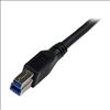 StarTech.com USB 3.0A - USB 3.0B, 1m USB cable 39.4" (1 m) USB 3.2 Gen 1 (3.1 Gen 1) USB A Micro-USB B Black4