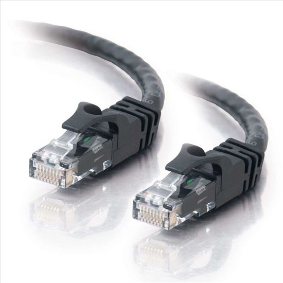 C2G Cat6, 2ft. networking cable Black 24" (0.61 m) U/UTP (UTP)1