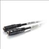 C2G 3.5mm - 2 x 3.5mm m/f audio cable Black3