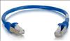 C2G 1ft. Cat6a RJ-45 networking cable Blue 11.8" (0.3 m) S/FTP (S-STP)1