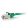 C2G 2ft Cat6 networking cable Green 24" (0.61 m) S/FTP (S-STP)3