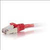 C2G 2ft Cat6 STP networking cable Red 23.6" (0.6 m) U/FTP (STP)1