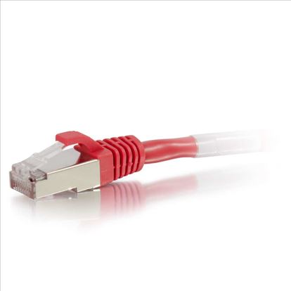 C2G 2ft Cat6 STP networking cable Red 23.6" (0.6 m) U/FTP (STP)1