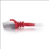 C2G 2ft Cat6 STP networking cable Red 23.6" (0.6 m) U/FTP (STP)2