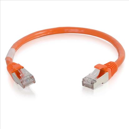 C2G 3ft Cat6 networking cable Orange 35.8" (0.91 m) S/FTP (S-STP)1