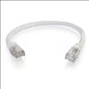 C2G 1ft Cat6 STP networking cable White 11.8" (0.3 m) U/FTP (STP)3