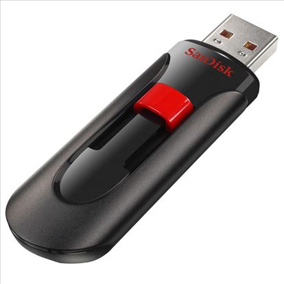 SanDisk Cruzer Glide USB flash drive 128 GB USB Type-A 2.0 Black, Red1