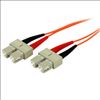 StarTech.com 50FIBPSCSC3 fiber optic cable 118.1" (3 m) SC OM2 Orange1