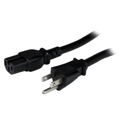 StarTech.com PXT515C154 power cable Black 47.2" (1.2 m) NEMA 5-15P C15 coupler1