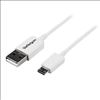 StarTech.com 1m USB 2.0 A/Micro-B m/m USB cable 39.4" (1 m) USB A Micro-USB B White1