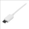 StarTech.com 1m USB 2.0 A/Micro-B m/m USB cable 39.4" (1 m) USB A Micro-USB B White3