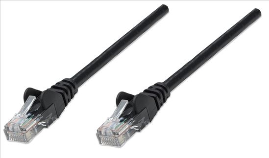 Intellinet 1m Cat5e networking cable Black 39.4" (1 m) U/UTP (UTP)1