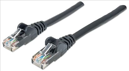 Intellinet 1m Cat6 networking cable Black 39.4" (1 m) U/UTP (UTP)1