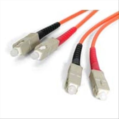 StarTech.com 1m Multimode Duplex SC-SC fiber optic cable 39.4" (1 m) Orange1