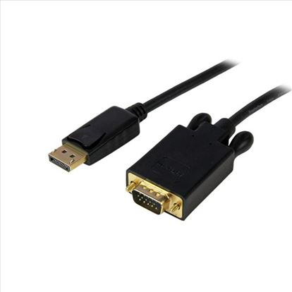 StarTech.com DP2VGAMM10B video cable adapter 118.1" (3 m) DisplayPort VGA (D-Sub) Black1