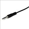 StarTech.com MU2MMFS audio cable 78.7" (2 m) 3.5mm Black2