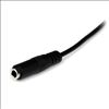 StarTech.com MU2MMFS audio cable 78.7" (2 m) 3.5mm Black3