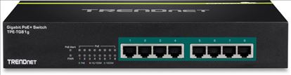 Trendnet TPE-TG81g Unmanaged Gigabit Ethernet (10/100/1000) Power over Ethernet (PoE) Black1