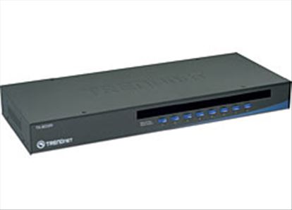 Trendnet TK-803R 8-Port USB/PS/2 Rack Mount KVM switch Rack mounting1