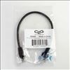 C2G 6" Cat5e networking cable Black 5.91" (0.15 m) U/UTP (UTP)2