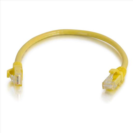 C2G 6" Cat5e networking cable Yellow 5.91" (0.15 m) U/UTP (UTP)1