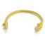 Picture of C2G 6" Cat5e networking cable Yellow 5.91" (0.15 m) U/UTP (UTP)