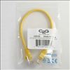 C2G 6" Cat5e networking cable Yellow 5.91" (0.15 m) U/UTP (UTP)5