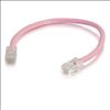 C2G 6" Cat5e networking cable Pink 5.91" (0.15 m) U/UTP (UTP)1