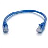 C2G 6" Cat6 networking cable Blue 5.91" (0.15 m) U/UTP (UTP)1