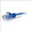 C2G 6" Cat6 networking cable Blue 5.91" (0.15 m) U/UTP (UTP)2